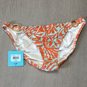 Letarte Orange and Blue Bikini Bottom
